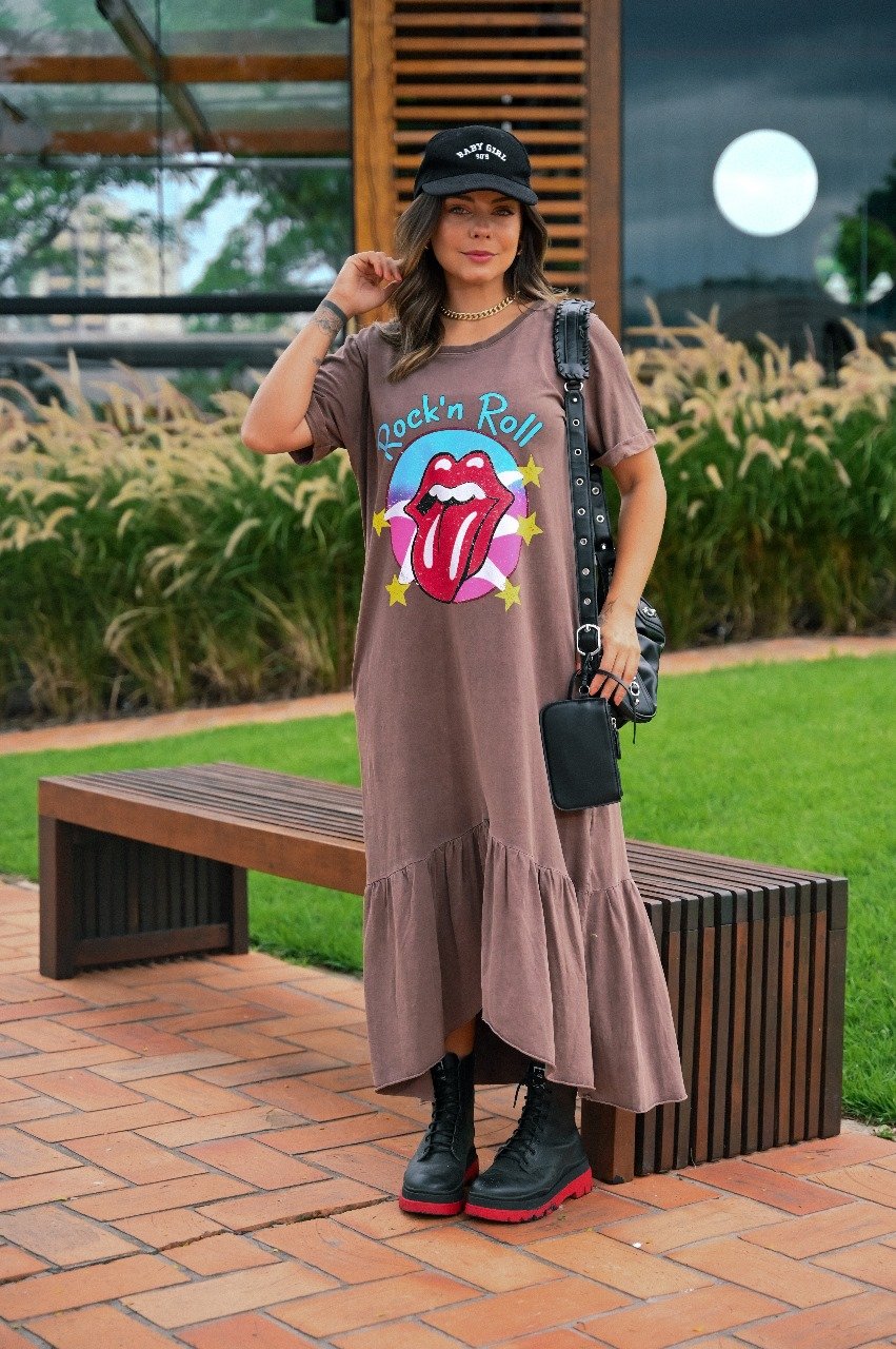 Vestido midi Taina