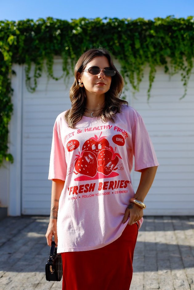 Camiseta Oversized Fresh Berries