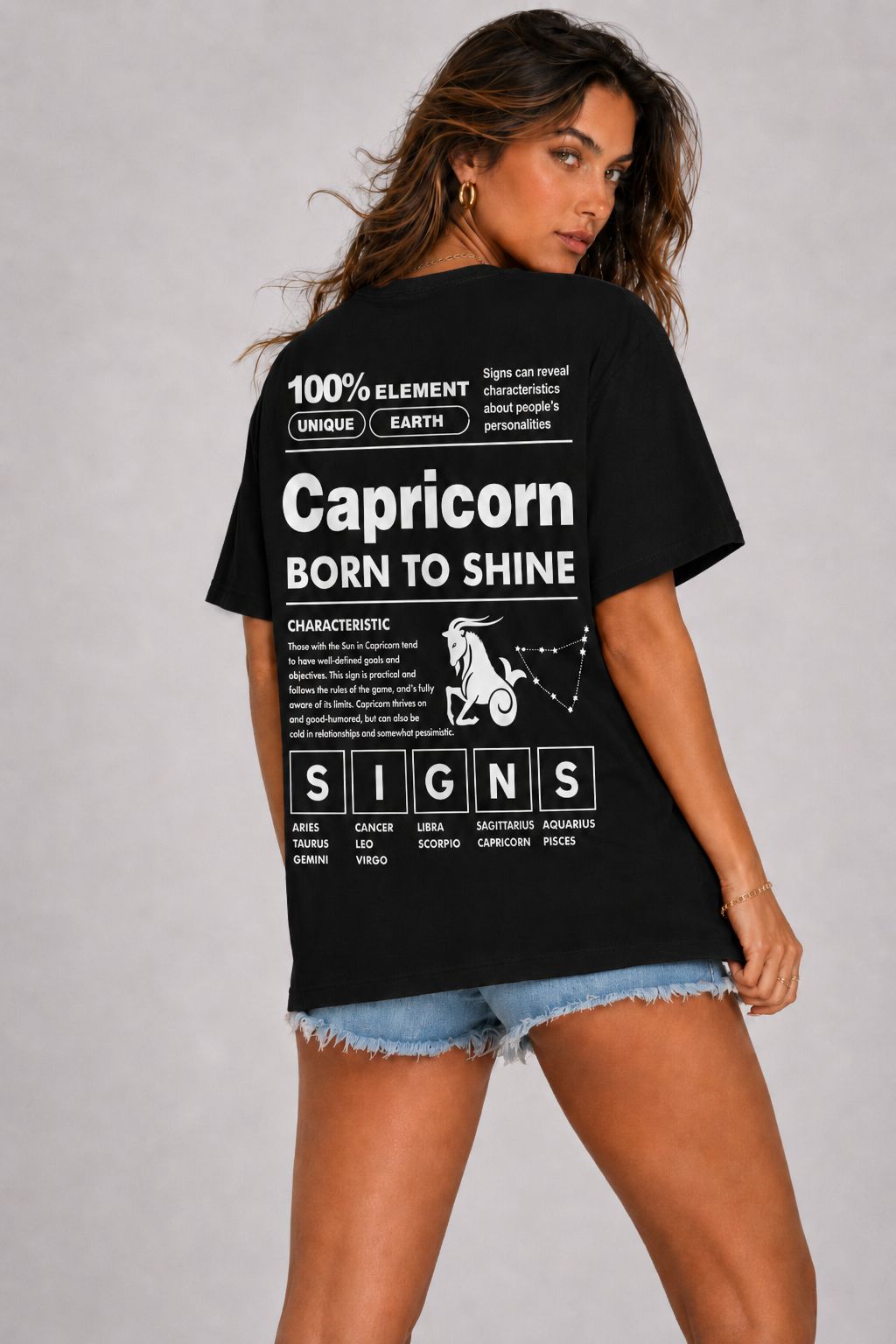 Blusa algodão Capricórnio