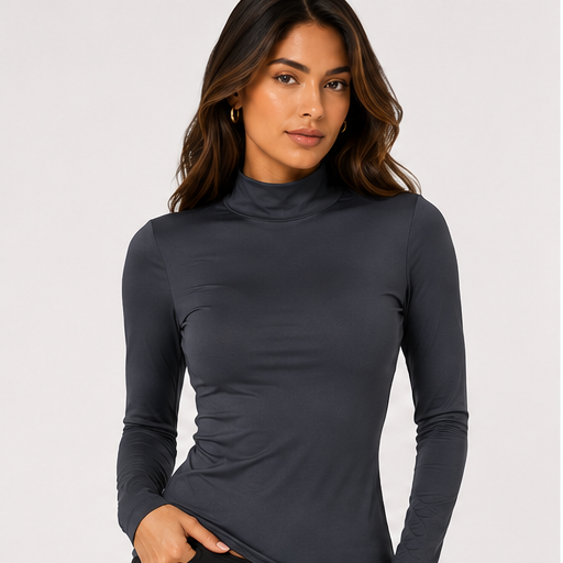 Blusa gola alta visco Lise
