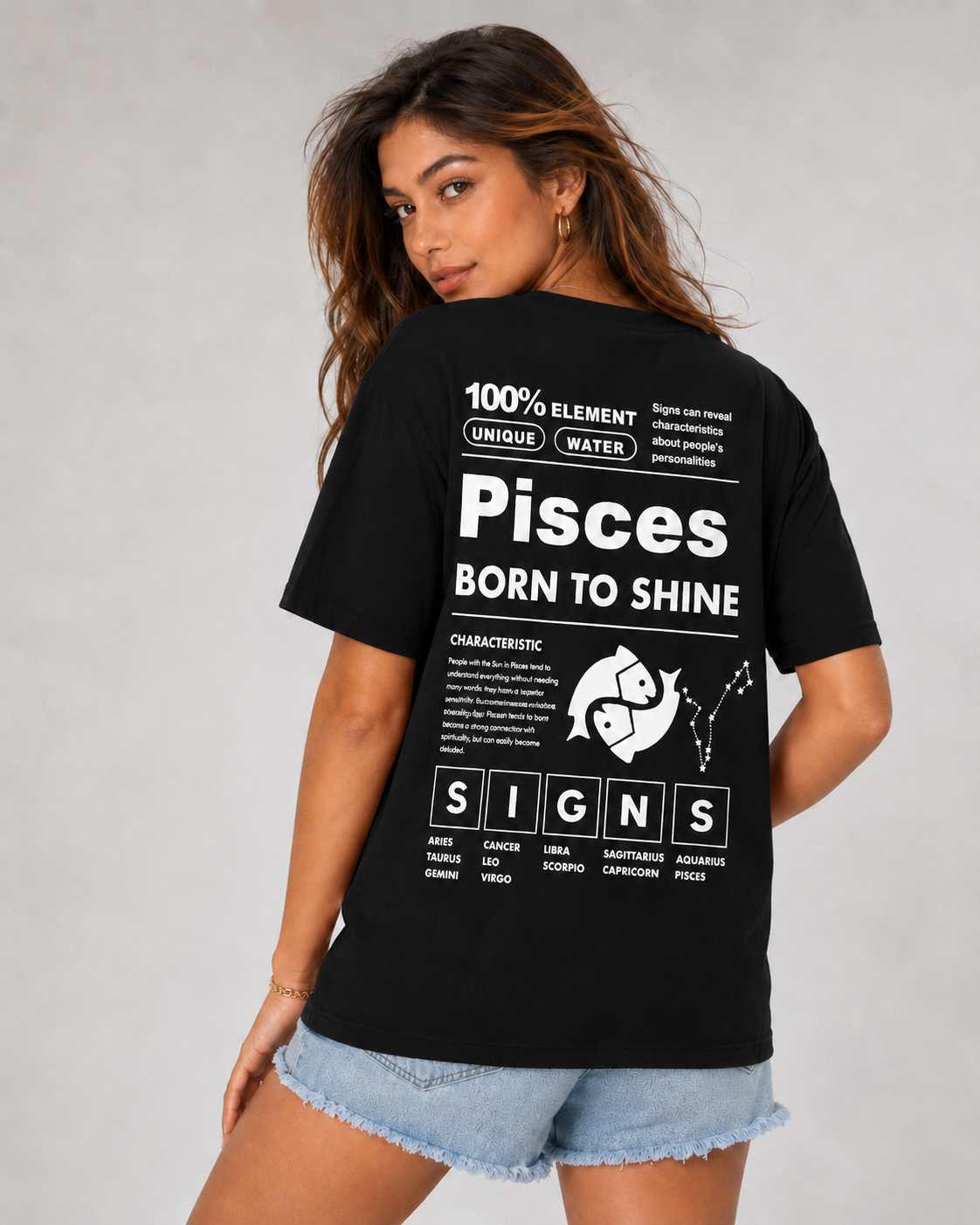 Blusa algodão Peixes