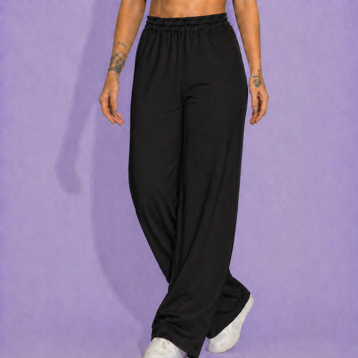 Calça Moletinho Wide Mia