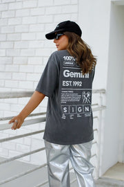 Camiseta Oversized Gêmeos