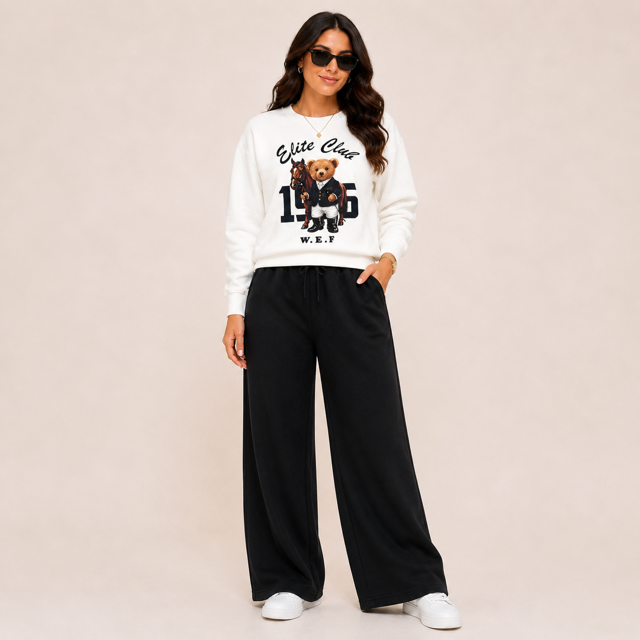 Moletom Urso Club – Off White