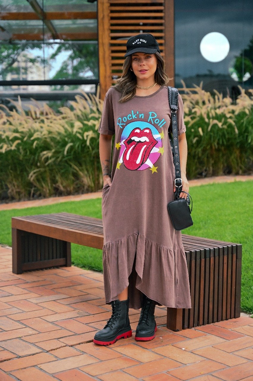 Vestido midi Taina