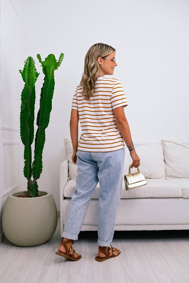 Blusa Listrada Joana