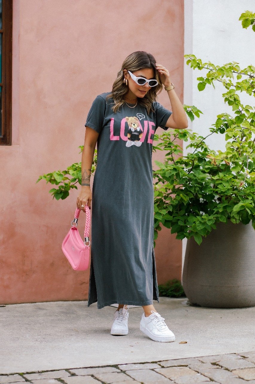 Vestido midi Dóris