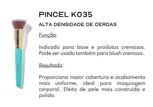 Pincel Alta Densidade de Cerdas K035